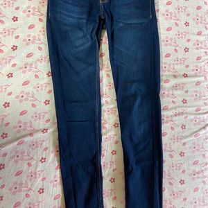 Navy blue skinny fit jeans