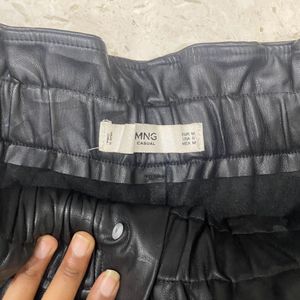 Mango Leather Pants