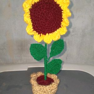 Handmade Crochet Sunflower 🌻