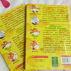 Geronimo Stilton Books Set Of 2 For Children