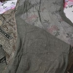 Trouser Suit With Dupatta