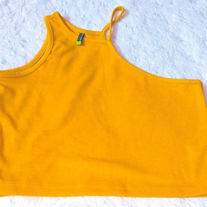 Yellow Crop Top