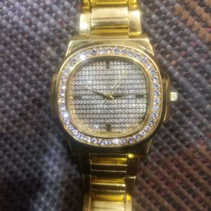 Gold plated dimond watch imported from Dubai