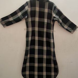 Wool Check Shirt With Pent