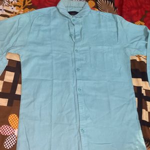 mens sea green shirt new not used