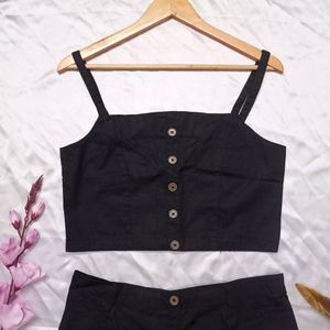 Black Cotton Co-ord set