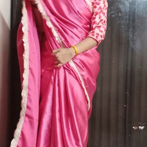 Like New Saree 3 In Pink ,Red ,Grey Colour