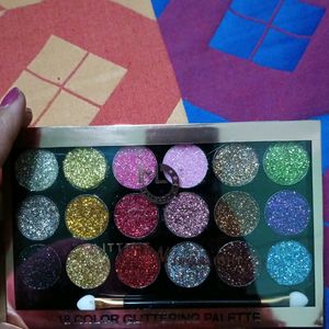 18 Colours Glittering Palette