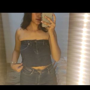 Denim Crop Top