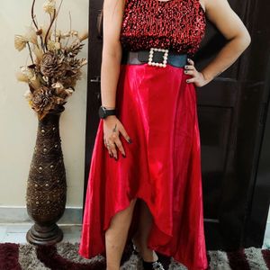 Beautiful Red Party Wear Dress