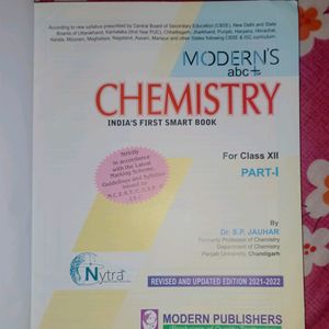 MODERN'S abc+ Chemistry Class XII Part 1