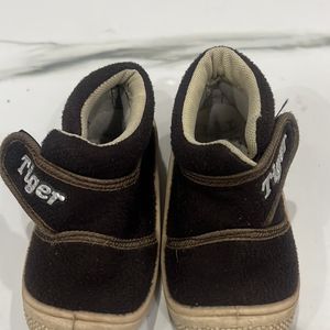 Baby Boy Shoes For 9-12 Months Brown Color