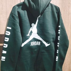 Jordan Logo Printed  Kangaroo pocket hoodie