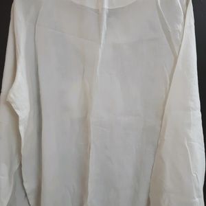 White XL Long Sleeve Top