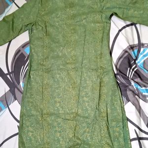 Festive Wear Green Kurta For Women