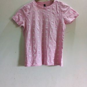 Cotton T-shirt For Girls