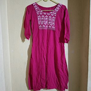 Pink Kurta For Women