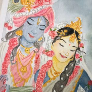 Radhe Krishna Painting.