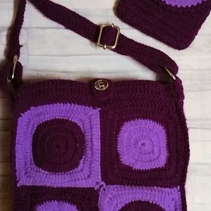 Crochet Sling With Mini Purse