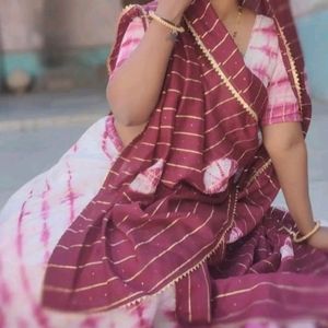 Tie And Dye Rajasthani  Chaniya Choli
