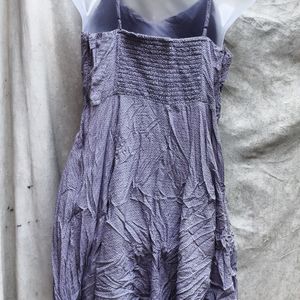 LAVENDER PRINTED DRESS