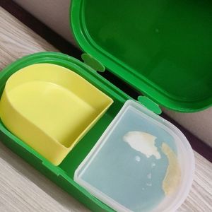 Green Colour Cartoon Tiffin Box