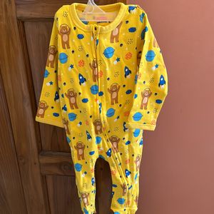 Babyhug Yellow Night Suit