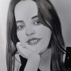 Portrait Draw For Sketch 💕😍✨️🎨