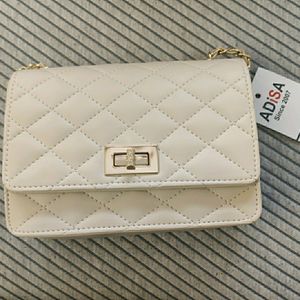 Beige Sling Bag