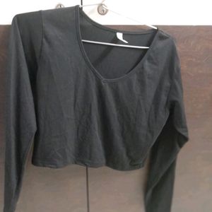 Cropped Full Sleeves Tshirt.