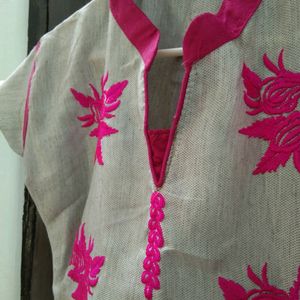 Thread-work Kurta