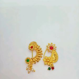 30 Rs Off Brand New Press Nose Ring Nath Combo