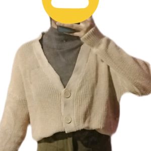 Korean V Neck Cardigan.