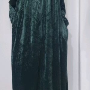 LOOSE VELVET DRESS