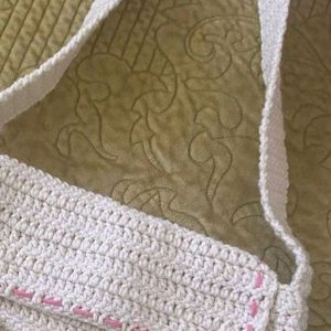 Crochet Messenger Bag 🎀