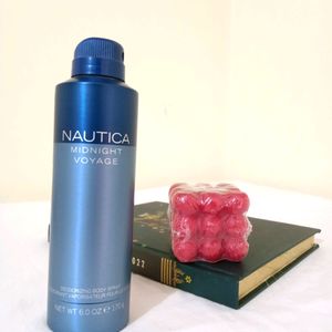 Nautica Midnight Voyage Body Spray For Men - Fresh