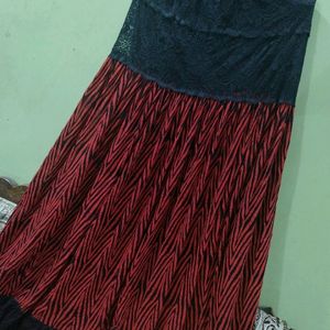 Red Skirt In Just 50/-