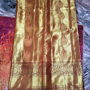 Pure GOLD KANJIVARAM SAREE