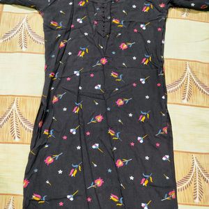 Women's A Line Floral Kurta