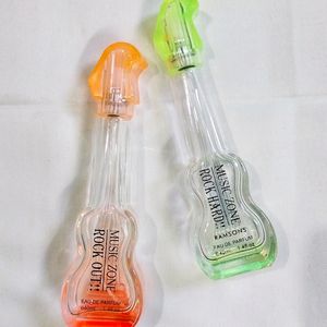 Glass Guitars Empty Perfume Bottles