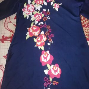 Floral Print Kurta.