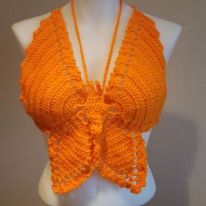 Crochet Butterfly Top