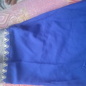 Royal Blue Stiched Dress