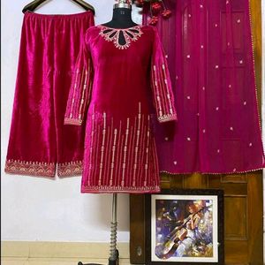 New Stayle Pakistani Dress Full Embroidery Work Dr