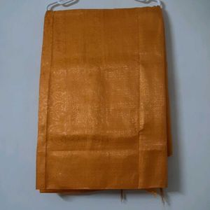 Mulberry Silk Golden Saree