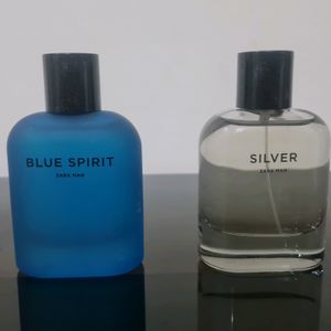 ZARA MAN COLLECTION - BLUE SPIRIT & SILVER PERFUME