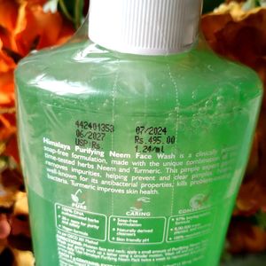 (Sealed) Himalaya Purifying Neem Face Wash 400ML