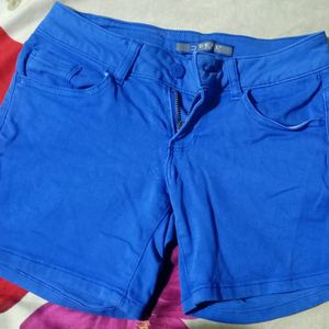 Blue Jeans Shorts For Women