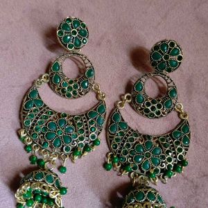 Green Earrings