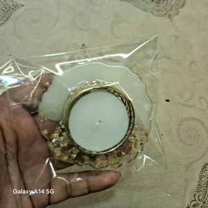 Pack Of 3 Resin Candle Holder